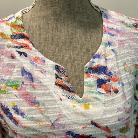 Tribal Multi-Color Sleeved Tee Size Large - Picture 11 of 15